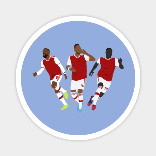 Lacazette Aubameyang Pepe Magnet